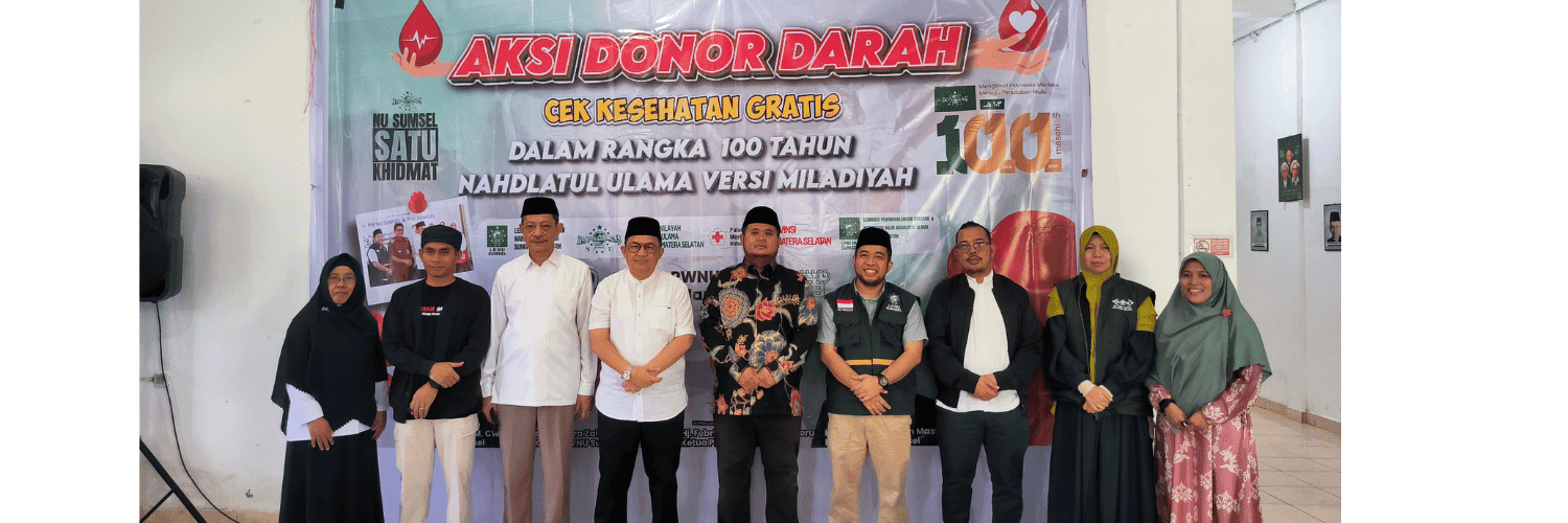 Aksi Donor Darah & Cek Kesehatan Gratis dalam Rangka 100 Tahun Nahdlatul Ulama