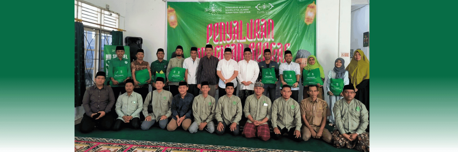 LAZISNU Sumsel Bersama Banom dan Lembaga PW NU Salurkan Bingkisan Berkah Ramadhan