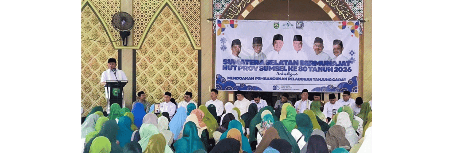 LAZISNU Sumsel Hadiri Sumatera Selatan Bermunajat dalam Rangka HUT Provinsi Sumsel ke-80