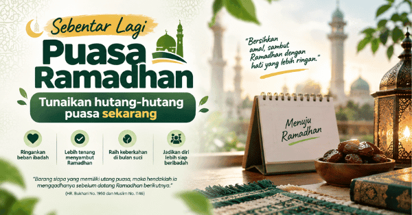 Sebentar Lagi Ramadhan, Yuk Tunaikan Utang Puasa dan Fidyah